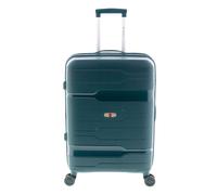 Gladiator 3800 4 roulettes Trolley 67 cm avec soufflet d'extension bleu pétrole