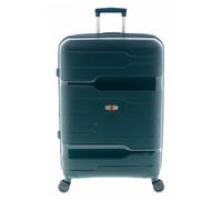 Gladiator 3800 4 roulettes Trolley 77 cm avec soufflet d'extension bleu pétrole