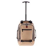 Gladiator 3900 2 roues Trolley à dos 40 cm Compartiment ordinateur beige