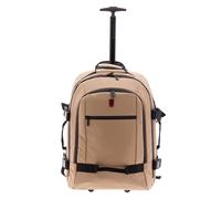Gladiator 3900 2 roues Trolley à dos 55 cm Compartiment ordinateur beige