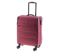 Gladiator 4700 4 roulettes Trolley de cabine 55 cm avec soufflet d'extension rouge