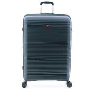 Gladiator 0800 4 roulettes Trolley 76 cm avec soufflet d'extension bleu pétrole