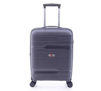 Gladiator 3800 4 roulettes Trolley de cabine 55 cm avec soufflet d'extension gris