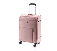 GLADIATOR Valise Moyenne Extensible 4r, Polyester, Arctic, Rosé, mediana, Valise Extensible, Souple et roulettes pivotantes.