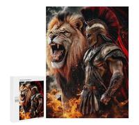 Gladiator Vs. Lion Epic Battle Puzzle 500 Pièces Educa Jouet en Bois Cadeau Unique Décoration Intérieure Jeu Éducatif Challenge Toy Adultes Et Enfants À Partir De 14 Ans 500 PCS
