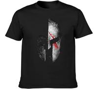 Gladiator Warrior Film Spartacus Birthday Gift Present Men Cotton T-Shirt Print Tee Shirts Black S