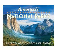 Gladstone Media Calendrier de bureau 2027 des parcs nationaux américains - Photographie emblématique du parc américain, calendrier de bureau quotidien, 15,2 x 12,7 cm, cadeau