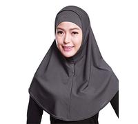 GladThink Femmes 2 pièces musulmane Écharpe Hijab avec beaucoup de couleurs Gary