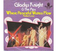 GLADYS KNIGHT AND THE PIPS - WHERE PEACEFUL WATERS FLOW 7 INCH (7" VINYL 45) UK BUDDAH 1973