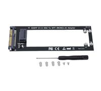 Glaeptio Adaptateur EDSFF E1.S vers U.2 SFF 8639 NVMe | Convertisseur SSD PCIe 4.0 avec Trous de Vis pour Poste de Travail Serveur PC de Bureau