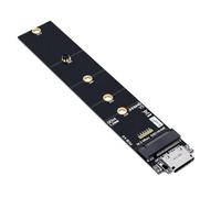 Glaeptio Adaptateur Oculink SFF8612 vers M.2 NVMe avec Bande Passante de | Convertisseur PCIe 4.0 X4 Key M, Carte D'extension NVMe M2, pour SSD 2230 2242 2260 2280 22110
