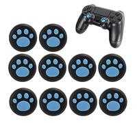 Glaeptio Couvercle de Poignées de Pouce en Forme de Patte de Chat, | Capuchon en Silicone avec Poignée Antidérapante pour Switch/Switch Lite