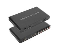 Glaeptio Extracteur de Son Optique EARC pour Systèmes de Haut-parleurs TV | Adaptateur Audio HDMI vers Optique 3,5 Mm, 24 Bits 192 KHz, Prise en Charge des Canaux 7.1 5.1 2.0