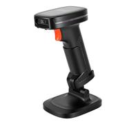 Glaeptio Scanner de Codes-Barres 2D Filaire, Lecteur de Codes QR USB pour | USB Plug-and-Play, Lit les Codes 1D 2D, Support Réglable, Trois Modes de Numérisation