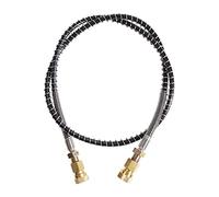 Glakyur Tuyau avec Ressort Enroulé 100 Cm de Long PCP Pneumatique Pompe de Remplissage D' Tuyau en Nylon Noir