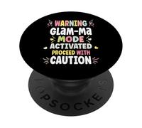 Glam-MA Cadeau personnalisé pour Femme Glam-MA PopSockets PopGrip Adhésif