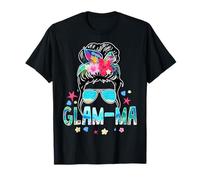 Glam-ma Hello Summer Beach Lover Messy Chignon d'été T-Shirt