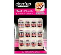 GLAM UP - Faux Ongles + Adhésifs - Motifs Amérindiens G