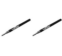 Glam’Up Paris - Crayon à Sourcils Waterproof - Rétractable - Combleur - Ultra-fin - Longue Durée - Imperméable et à Double Extrémité - N°03 - Noir (Lot de 2)