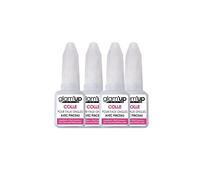 Glam’Up Paris - Lot 4 Colles Faux Ongles XL avec Pinceaux - 8 g