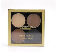 Glam¿Up Paris - Ombre À Paupières Et Sourcils - Palette De Maquillage 2 En 1 - Texture Velouté - Couleur Intense - Finition Délicate - Nude
