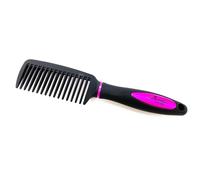 Glam’Up Paris - Peigne à Cheveux à Dents Larges - Manche Rond Confortable - Peigne Démêlant Anti-nœuds - Résistant à la Chaleur - Noir 22 x 4,5