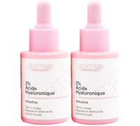 Glam Up Paris - Sérum Visage Repulpant - 2% Acide Hyaluronique - Arbutine - Hydratant - Réduit les Taches Brunes - K-Beauty - 30 ml (Lot de 2)