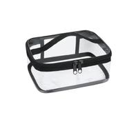 Glam’Up Paris - Vanity Trousse de Maquillage - Trousse de Voyage Grande Capacité - Sac de Rangement - Organisateur de Voyage Pratique et Résistant - Transparent