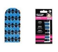 GLAM UP - Stickers Vernis Adhésifs ongles - Tête de Mort Turquoise Noir Noir G