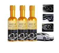 Glamatic Catalytic Cleaner, Glamatic Boost up Catalytic System Cleaner, Fuel & Exhaust System Cleaner, Catalytic Converter Cleaning Solution, Engine Carbon Cleaner for Performance Optimization (3pcs)