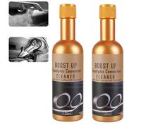 Glamatics Catalyst Cleaners, Glamatics Enhanced Catalyst System Cleaners, Repairs Slow Running Engines for Gasoline and Diesel Car Fuel and Exhaust System (2 PCS)