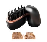 Glambrush Mini Lisseur À Cheveux - Mini Lisseur À Cheveux - Brosse Lisser Rechargeable | Peigne Lisseurr Sans Fil 2 En 1 Léger Et Portable, Contrôle De La Température 3 Vitesses, Anti-brûlure
