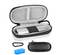 Glamgen Étui de voyage rigide portable pour moniteur cardiaque AliveCor Kardia Mobile personnel EKG/KardiaMobile 6 appareils de surveillance de la fréquence de plomb, pilulier 2 fois par jour et