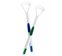 Glamified Lot de 2 gratte-langue doux et doux pour adultes Nettoyage buccal Hygiène bucco-dentaire Garde l'haleine fraîche