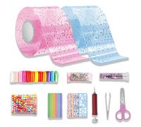Glamifyr 40 Pièces Nano Tape Bubble Kit,Ruban Adhésif Nano DIY Bubble,Craft Gonflables À Bulles Kit Pour BubbleRubans à Bulles DIY Craft pour Enfants,Cadeau de Fête