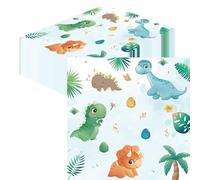 Glamifyr Lot de 40 Dinosaure Serviette Papier Anniversaire,Anniversaire Dinosaure Decoration Anniversaire Dinosaure,Serviette Anniversaire en Papier Colorées Pour Anniversaire d'enfant - 33 x 33 cm