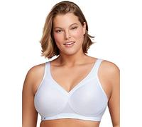 Glamiorise-1006- Soutien-gorge Sport grand maintient sans coutures Femme, Blanc-FR: 115E/EU:100E