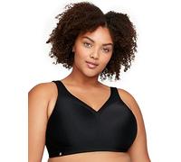 Glamiorise-1006- Soutien-gorge Sport grand maintient sans coutures Femme, Noir-FR: 120G/EU:105G