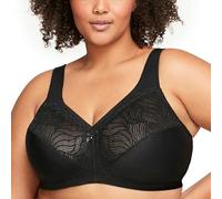 Glamorise 1010 Full Coverage Bra, Opaque, Noir, 125E Women's