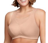 Glamorise 1066 Soutien-gorge de Sport - femme, Beige, 115C