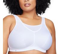 Glamorise 1066 Soutien-gorge de Sport - femme, Blanc, 130F