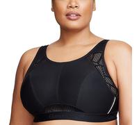 Glamorise 1068 Sports Bra, Opaque, Noir, 100F Women's