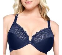 Glamorise 1246 Plunge Bra, Opaque, Bleu, 105H Women's