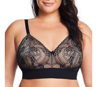 Glamorise 7012 Full Coverage Bra, Noir, 120E Women's