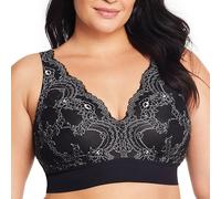 Glamorise 7013 Full Coverage Bra, Opaque, Noir, 110E Women's