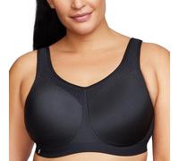 Glamorise Femme Impact +++ Sans Coutures Armature #9066 Soutien gorge de sport, Noir, 110G EU