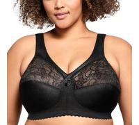 Glamorise Femme Soutien-Gorge Magiclift Grand Classique #1000 Soutien Gorge De Maintien Sans Armature, Noir, 145G Uk