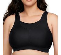 Glamorise Femme Sport Anti-rebondissements Sans Armature #1067 Soutien Gorge, Noir, 110H EU