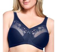 Full Figure Plus Size MagicLift Minimizer Bra Wirefree #1003,Bleu,115C(Taille Fabricant:100C)