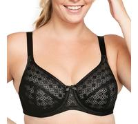 Glamorise Soutien-Gorge Wonderwire Dentelle Grand Confort à Armatures, Spécial Grandes Tailles n°9855